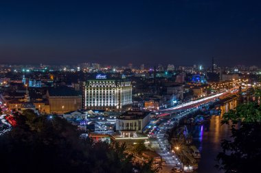 Dinyeper Nehri ve alan Podol görünümü.