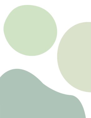 Minimalizm illüstrasyonu. Pastel palet arkaplanı