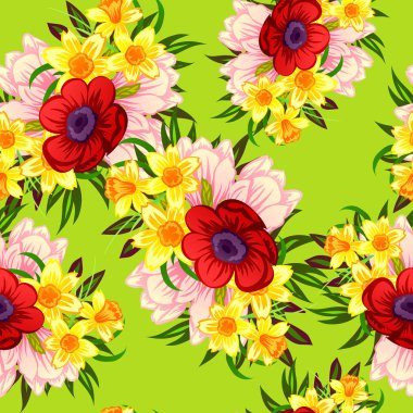 Kusursuz çiçek deseni