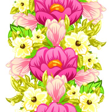 Vektör çiçeksiz desen