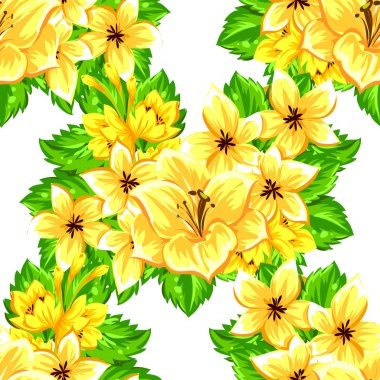 çiçekler ile sorunsuz doku