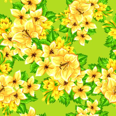 çiçekler ile sorunsuz doku