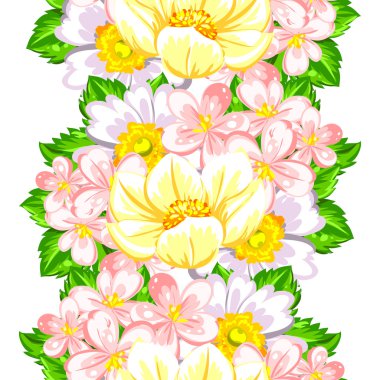 Elegance Seamless background with flower