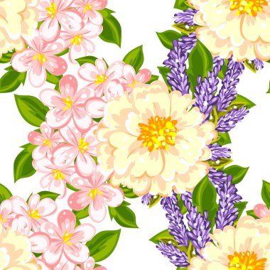 Elegance Seamless background with flower