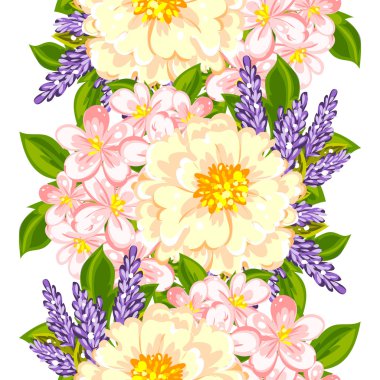 Elegance Seamless background with flower