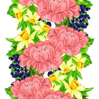 Elegance Seamless background with flower