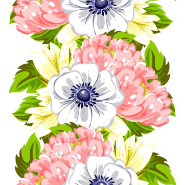 Elegance Seamless background with flower