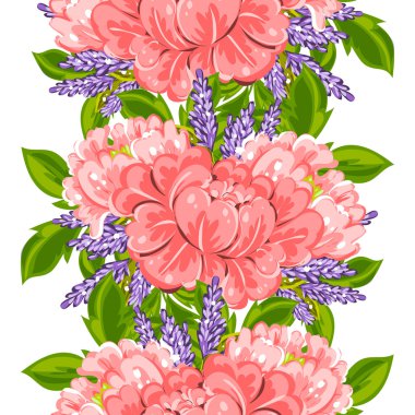 çiçekler ile sorunsuz doku