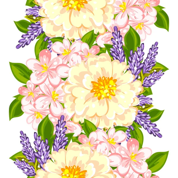 Elegance Seamless background with flower — Stockový vektor