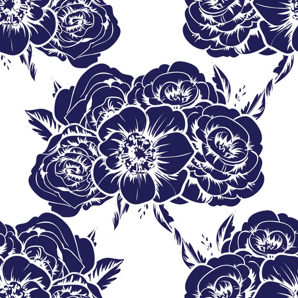 Floral seamless pattern. — Stock Vector