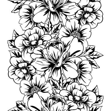 çiçek desen arka plan