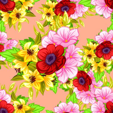 Pembe ve sarı düğün davetiye kartı