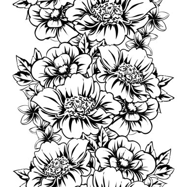 çiçek desen arka plan