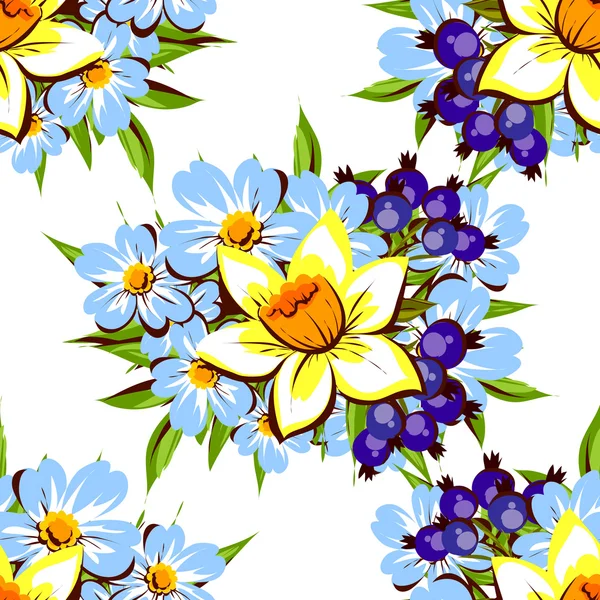 Flower pattern background — Stock Vector