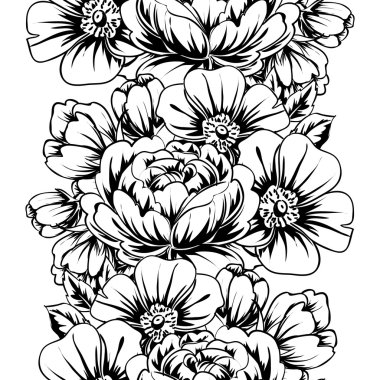 çiçek desen arka plan