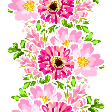 Çiçek li renk düğün kartı