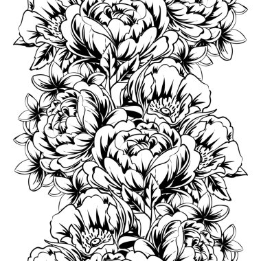 çiçek desen arka plan