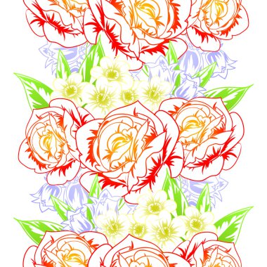 Pembe ve sarı düğün davetiye kartı