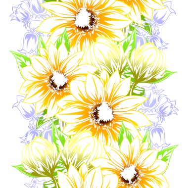 Pembe ve sarı düğün davetiye kartı