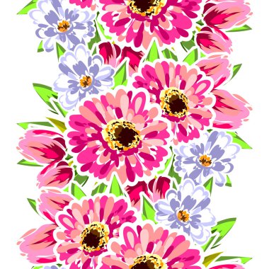 Çiçek li renk düğün kartı