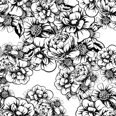 çiçek desen arka plan