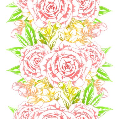 çiçek desen arka plan