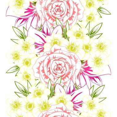 Pembe ve sarı düğün davetiye kartı