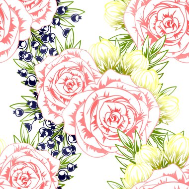 Pembe ve sarı düğün davetiye kartı