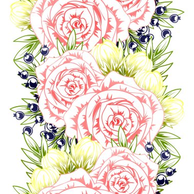 Pembe ve sarı düğün davetiye kartı