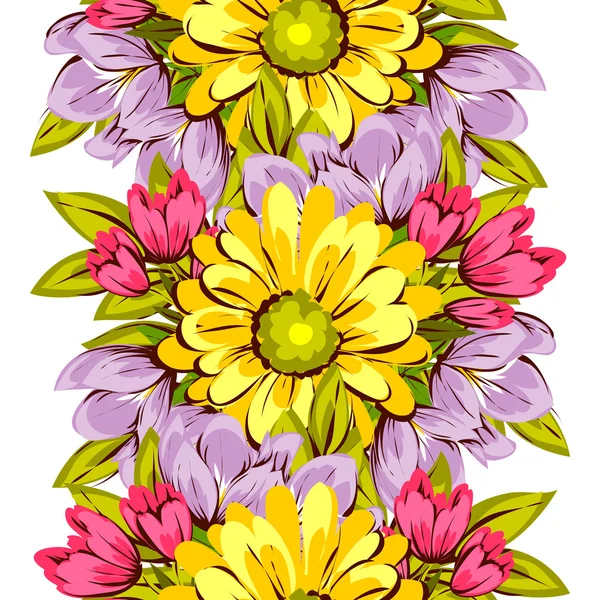 Flower pattern background — Stock Vector