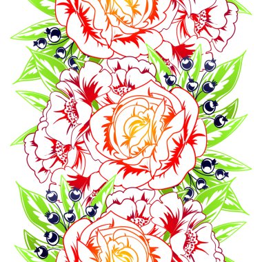 çiçek desen arka plan