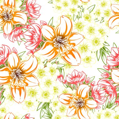 çiçek desen arka plan