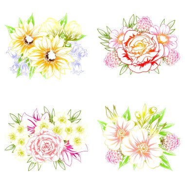 çiçekli narin davet