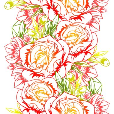 çiçek desen arka plan