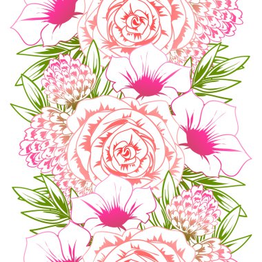 çiçek desen arka plan