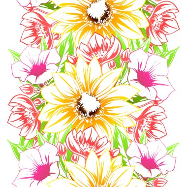 çiçek desen arka plan