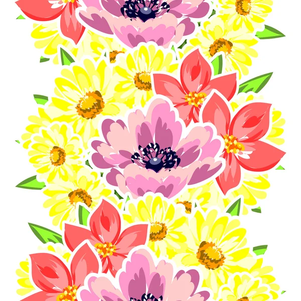 Flower pattern background — Stock Vector