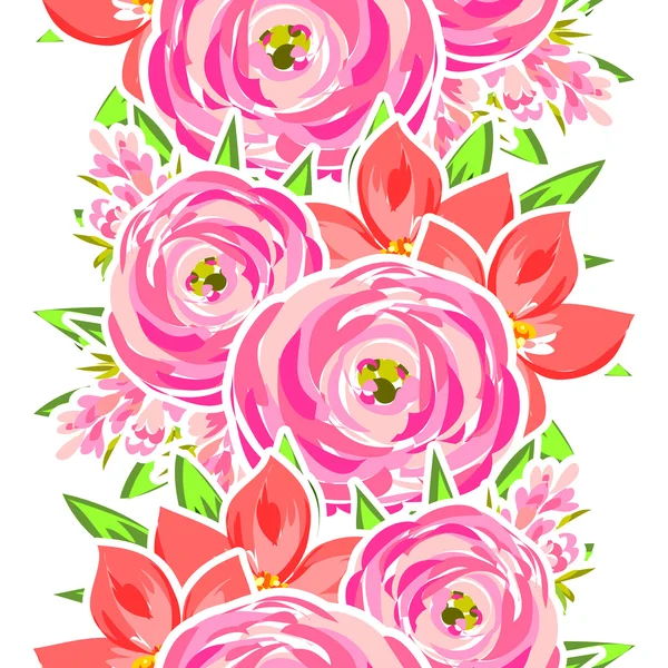 Flower pattern background — Stock Vector