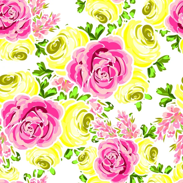 Fond motif fleur — Image vectorielle