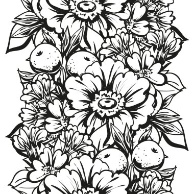 çiçek desen arka plan