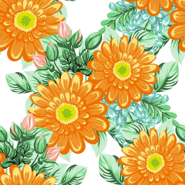 Flower pattern background — Stock Vector