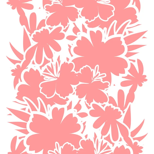 Fond motif fleur — Image vectorielle