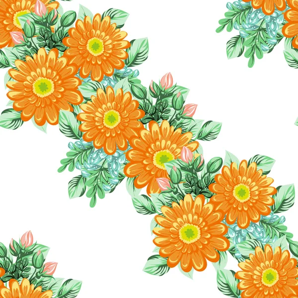 Flower pattern background — Stock Vector