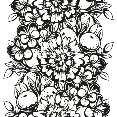 çiçek desen arka plan