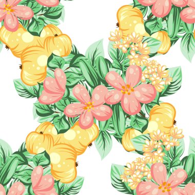 çiçek desen arka plan