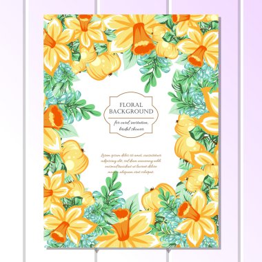 Renk tebrik düğün davetiye kartı