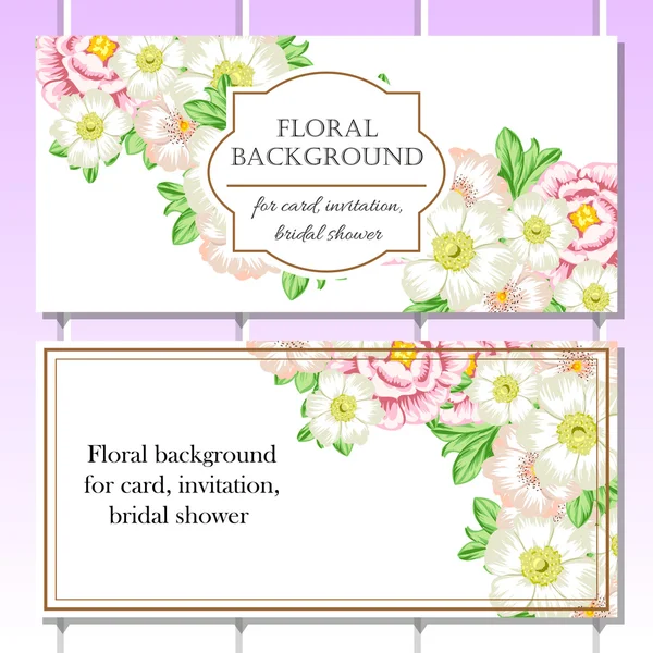 Beautiful floral border — Stock Vector