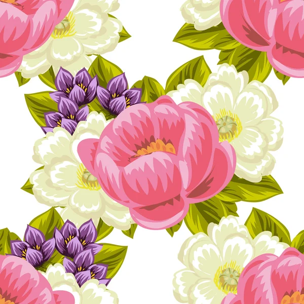 Flower pattern background — Stock Vector