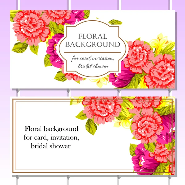 Beautiful floral border — Stock Vector