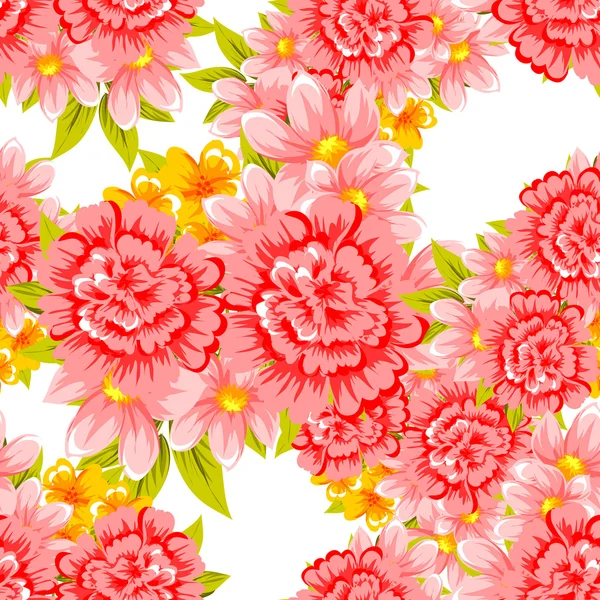 Fond motif fleur — Image vectorielle